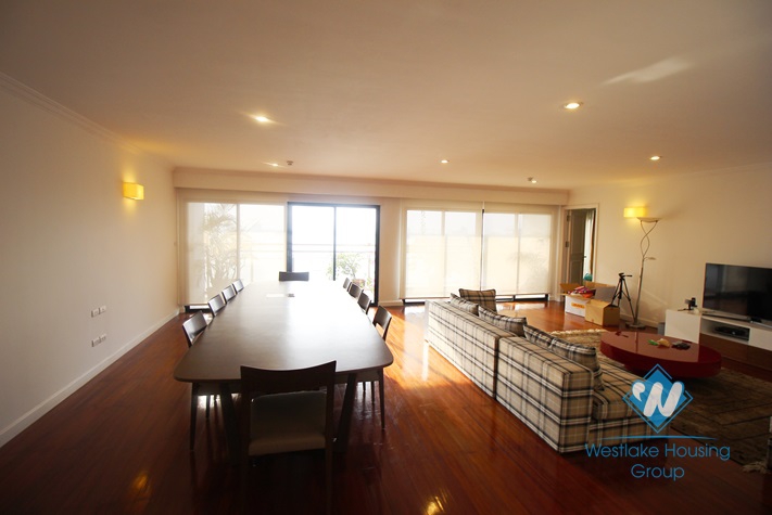 A super modern, bright and spacious apartment with full service for rent in Tay Ho